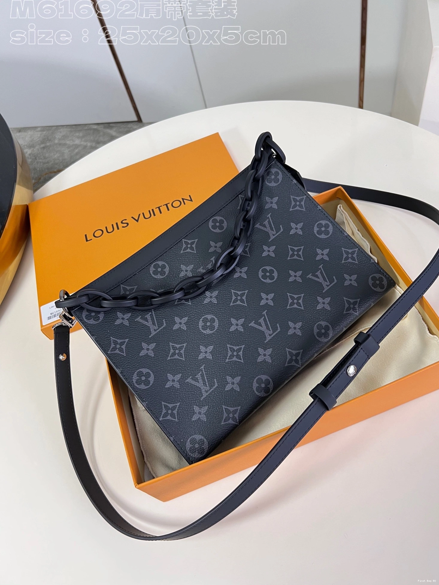 First bags ru reviews Pouch-25*20*5.5CM Toiletry LOUIS Monogram VUITTON 0802